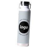 Bouteille D'eau Logo simple et texte Business Powder Blue<br><div class="desc">Logo simple et design de texte personnalisé pour favoriser la fidélité à la marque et promouvoir votre petite entreprise. Remplacez le logo par le vôtre, et modifiez ou supprimez le texte supérieur et inférieur pour customiser. Parfait pour des fins promotionnelles et pour donner aux employés, aux clients et aux clients....</div>