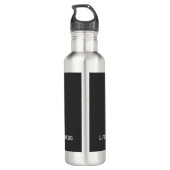 Bouteille D'eau Logo & Slogan Grey Letters "Back Road Rides" (Dos)