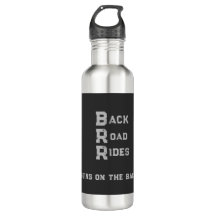 Logo & Slogan Grey Letters "Back Road Rides"