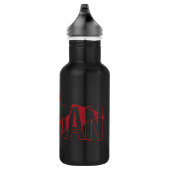 Bouteille D'eau Logo superposé de Batman Bat (Droite)