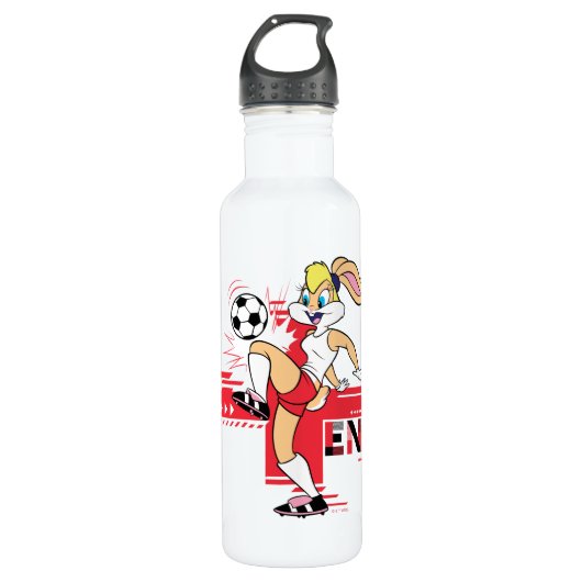 Bouteille D'eau Lola Bunny Équipe Angleterre Graphique de Football (Devant)