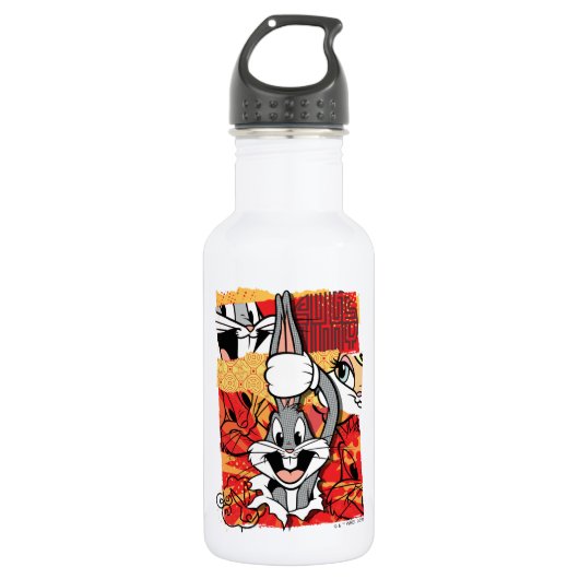 Bouteille D'eau LOONEY TUNES™ | BUGS BUNNY™ Pop-up Graphic (Devant)