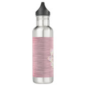 Bouteille D'eau Lotus OM Logo Rose Blush (Gauche)