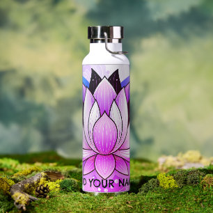 Bouteille D'eau Lotus rose