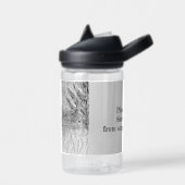 Bouteille D'eau Loup gris Sauver la faune sur mesure (Gauche)