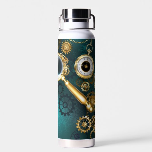Bouteille D'eau Loupe en style Steampunk (Arrière)