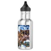Bouteille D'eau Loups rouges (Droite)