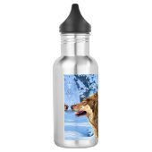 Bouteille D'eau Loups rouges (Gauche)