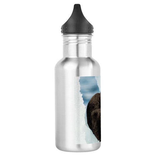 Bouteille D'eau Loutre de mer fraîche (Gauche)