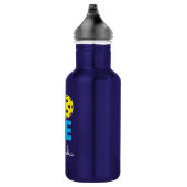 Bouteille D'eau LOVE pickleball water bottle with custom name (Droite)