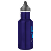 Bouteille D'eau LOVE pickleball water bottle with custom name (Gauche)