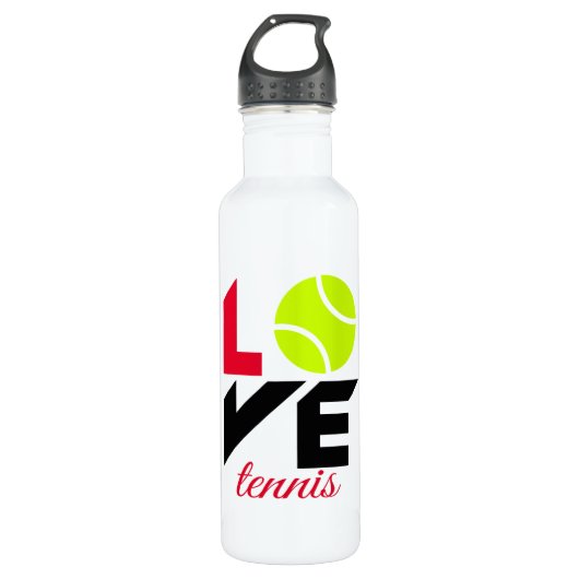 Bouteille D'eau Love tennis (Devant)