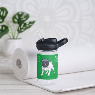 Bouteille D'eau Love the Carlin Forest Green Nom personnalisé