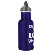 Bouteille D'eau Love what you do what you love quotes typographiy (Gauche)