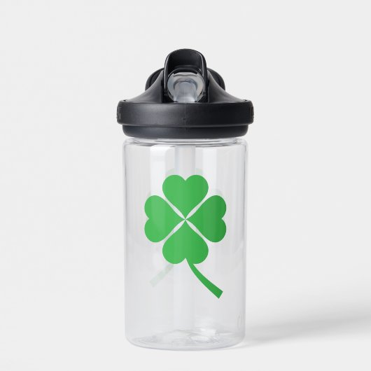 Bouteille D'eau Lucky Four Leaf Shamrock Design-87906 (Avant)