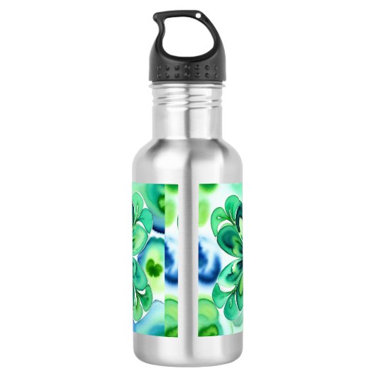 Bouteille D'eau Lucky Shamrock (Dos)