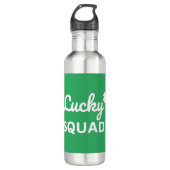 Bouteille D'eau Lucky Squad St. Patrick's Day (Devant)