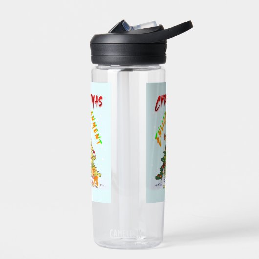 Bouteille D'eau Lumière de Noël (Gauche)