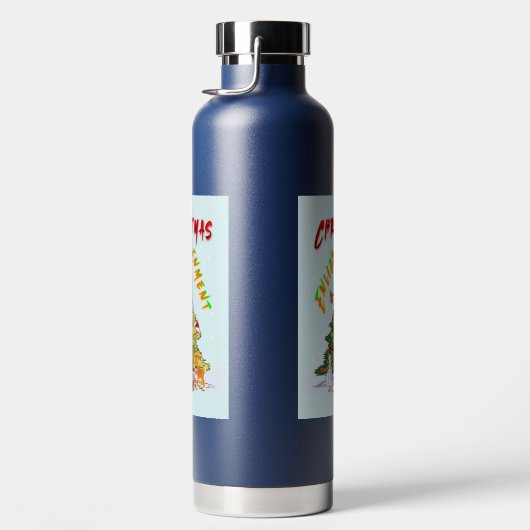 Bouteille D'eau Lumière de Noël (Droite)