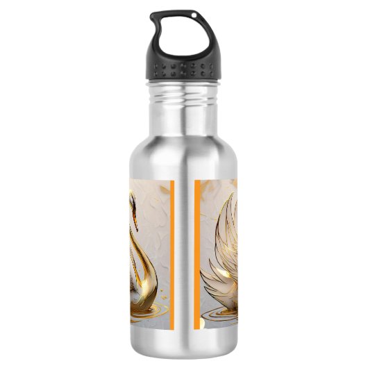 Bouteille D'eau "Lumière dorée sur l'eau" (Dos)