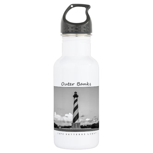 Bouteille D'eau Lumière du Cap Hatteras (Devant)