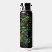 Bouteille D'eau Lumières dans la ville Art Abstrait (Arrière)