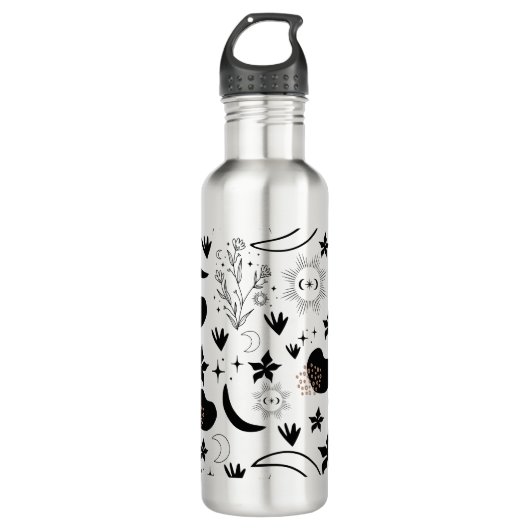 Bouteille D'eau Lune céleste (Devant)