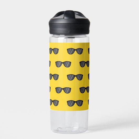 Bouteille D'eau Lunettes de soleil de dessin cool (Extérieur)