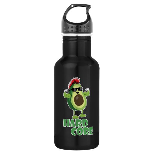 Bouteille D'eau lunettes de soleil hardcore (Devant)