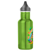 Bouteille D'eau Lutrin de pluie mignon avec de l'or (Gauche)