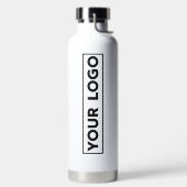 Bouteille D'eau Luxe grand logo blanc (Droite)