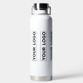 Bouteille D'eau Luxe motif de logo large Blanc (Plage)
