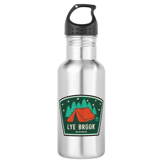 Bouteille D'eau Lye Brook Wilderness Vermont Camping (Devant)