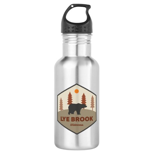 Bouteille D'eau Lye Brook Wilderness Vermont Ours (Devant)