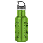 Bouteille D'eau Ma couleur préférée est le vert (Dos)