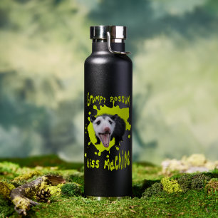 Bouteille D'eau Machine à siffler drôle opossum grincheux humour s