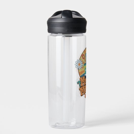 Bouteille D'eau Machine de mystère Van Floral Graphisme (Extérieur)