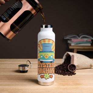 Bouteille D'eau Machine de mystère Van Floral Graphisme