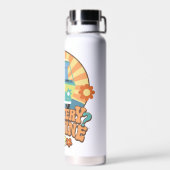 Bouteille D'eau Machine de mystère Van Floral Graphisme (Arrière)