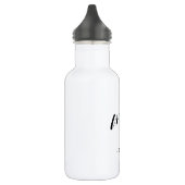 Bouteille D'eau Madame élégante personnalisée (Gauche)