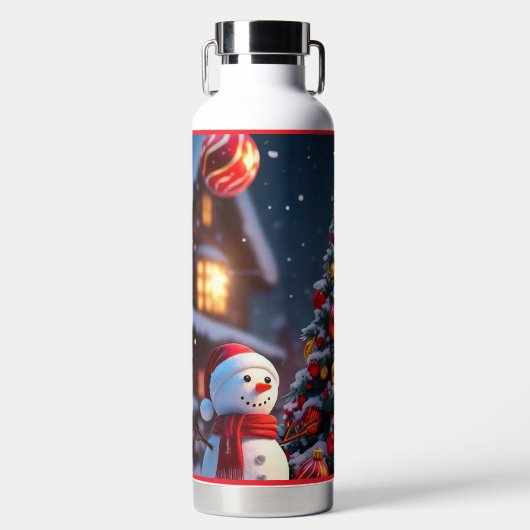 Bouteille D'eau "Magie de Noël" (Avant)