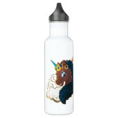 Bouteille D'eau Magique Unicorn Arc en ciel et nuages Design (Gauche)