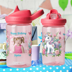 Bouteille D'eau Magique Unicorn Kids School Water Bottle Cadeau