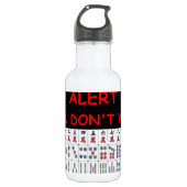 Bouteille D'eau mahjong (Devant)