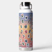 Bouteille D'eau MahJongg conception de tuiles (Plage)