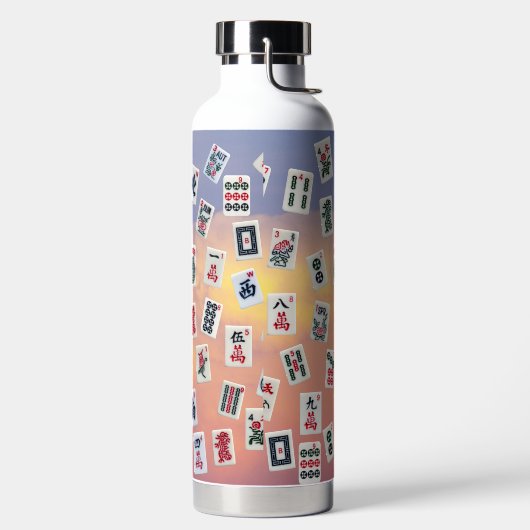 Bouteille D'eau MahJongg conception de tuiles (Droite)