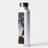 Bouteille D'eau Maison d'Halloween, Chats noirs, Chats, Chauves-so (Gauche)