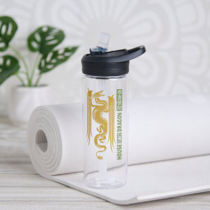 Bouteille D'eau Maison du Dragon Gold & Green Nouvel An 恭 喜 財 發