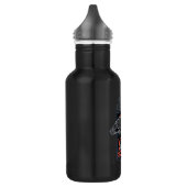 Bouteille D'eau MAISON DU DRAGON | Profil de dragon en flammes (Gauche)