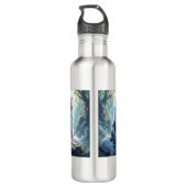 Bouteille D'eau **Majestic Fantasy Cat with Mystical Aura – High F (Dos)